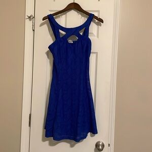 Royal blue dress